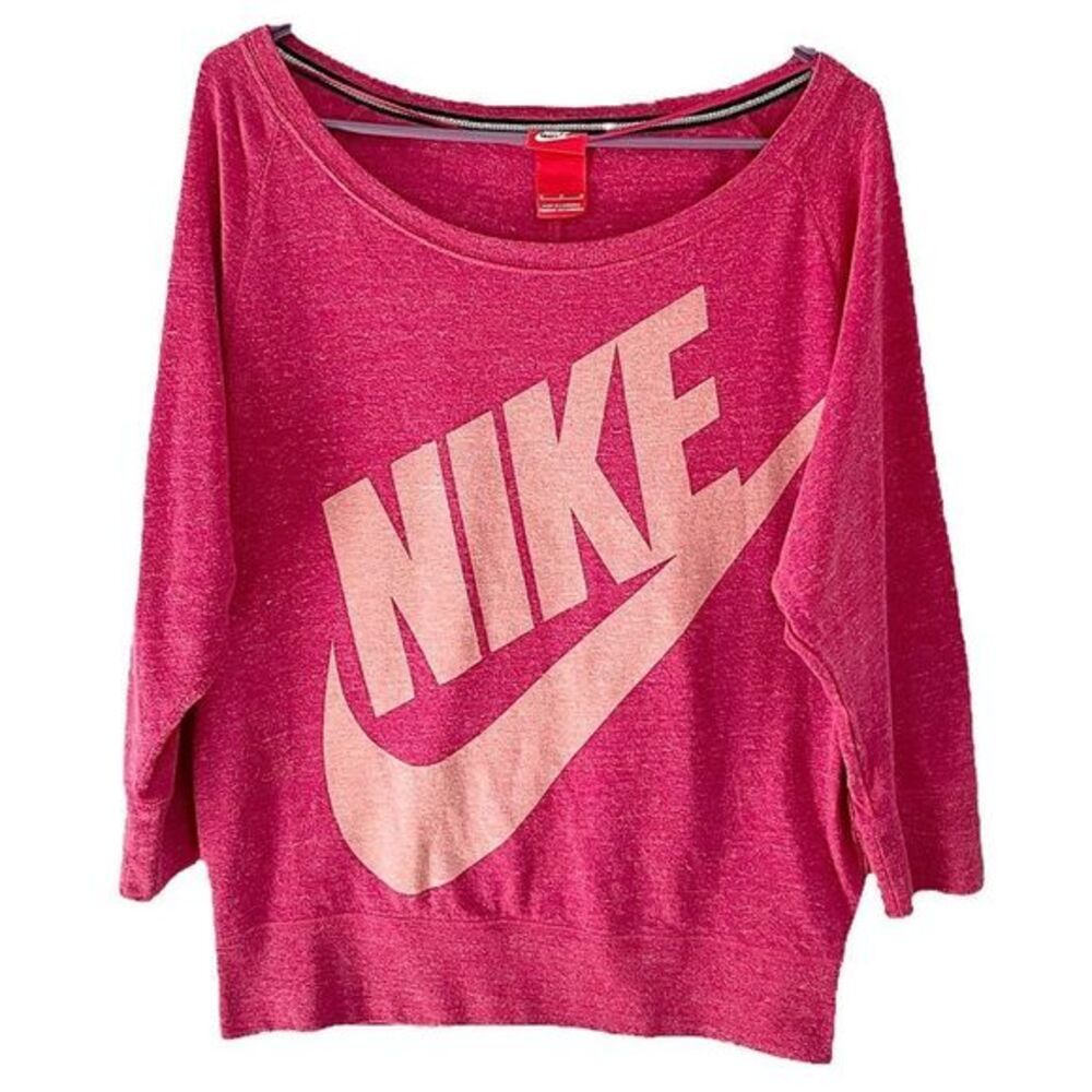 Nike Oversized Pink Sweatshirt 90s Vibes